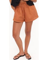 Petal & Pup - Austin Cotton Drawstring Shorts - Lyst