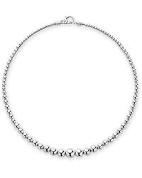 Lagos - Caviar Bubbly Graduated Bead Collar Necklace - Lyst