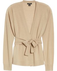 halogen tie waist cardigan