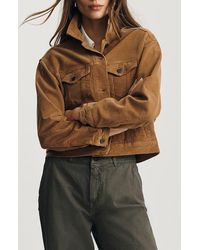Mavi - Megi Corduroy Crop Jacket - Lyst