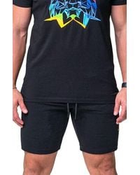 Maceoo - Neon Graphic Drawstring Shorts - Lyst