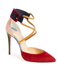 christian louboutin replica usa - Christian louboutin So Kate Marble Pointy-Toe Leather Pumps in ...