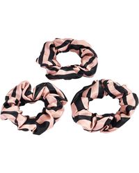 BLISSY - 3-Pack Silk Scrunchies - Lyst