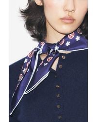 Tory Burch - Silk Triangle Scarf - Lyst