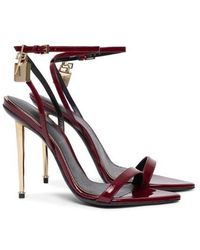 Tom Ford - Padlock Pointy Toe Ankle Strap Sandal - Lyst