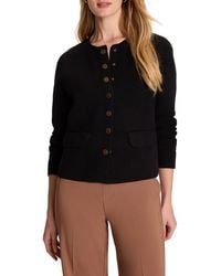 NIC+ZOE - Collarless Knit Jacket - Lyst