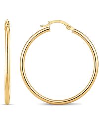 DEVATA - Classic Hoop Earrings - Lyst