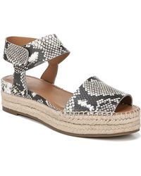oak platform wedge espadrille
