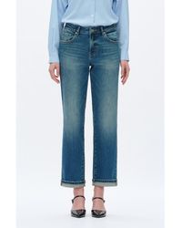 Bayeas - Mid Rise Straight Leg Jeans - Lyst