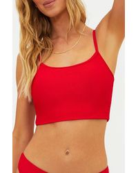 Beach Riot - Elara Rib Bikini Top - Lyst