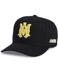 Amiri - Ma Outline Logo Cotton Baseball Cap - Lyst
