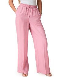 Next - Drawstring Wide Leg Pants - Lyst