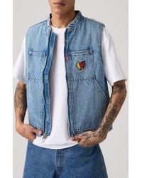 Levi's - X Sky High Farm Goods Embroidered Denim Vest - Lyst