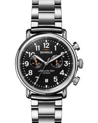Shinola - Runwell Chronograph Bracelet Watch - Lyst