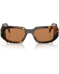 Prada - Runway 49mm Rectangular Sunglasses - Lyst