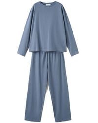 Mango - Plain Cotton Pajamas - Lyst