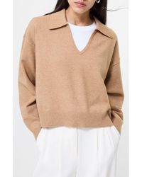 French Connection - Sloane Johnny Collar Pullover - Lyst