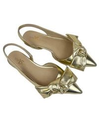 Yosi Samra - Pointed Toe Slingback Flat - Lyst