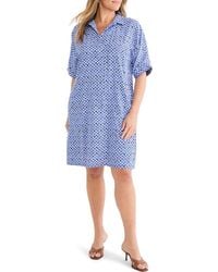 NIC+ZOE - Devon Mosaic Print Shift Dress - Lyst