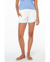 Roxy - Wave Loom Scallop Trim Shorts - Lyst