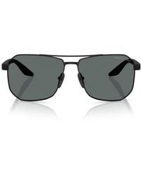 Prada Linea Rossa - 62Mm Polarized Pilot Sunglasses - Lyst