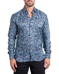 Maceoo - Fibonacci Ascension 0219 Paisley Contemporary Fit Button-Up Shirt - Lyst