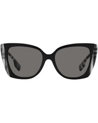Burberry - Meryl 54mm Polarized Cat Eye Sunglasses - Lyst