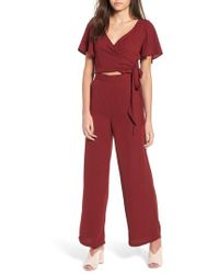 leith surplice jumpsuit