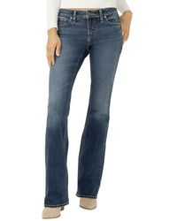 Silver Jeans Co. - Elyse Mid Rise Bootcut Jeans - Lyst