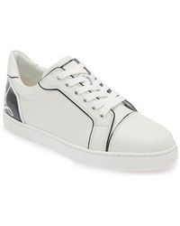 Christian Louboutin - Fun Vieira Leather Sneakers - Lyst