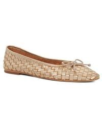Dune - Heat Leather Ballet Flat - Lyst