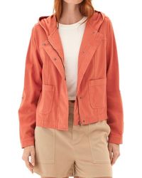 Threads For Thought - Karina Hooded Stretch Twill Jacket - Lyst