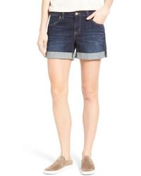 caslon denim shorts
