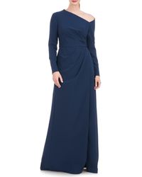 Kay Unger - Irina Long Sleeve A-Line Gown - Lyst