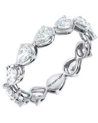 Bony Levy - Aviva Pear Diamond Eternity Ring (Nordstrom Exclusive) - Lyst