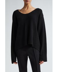 The Row - Flo Linen Sweater - Lyst