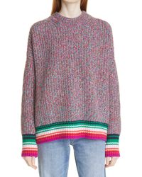 La Ligne - Toujours Marled Cashmere Sweater - Lyst