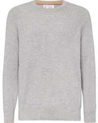 Brunello Cucinelli - English Rib Knit Sweater - Lyst