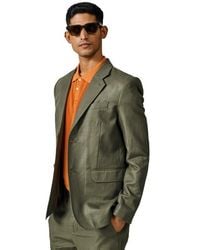 aubi - Axholme Tailored Linen Blend Blazer - Lyst