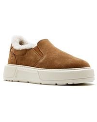 La Canadienne - Valerie City Dry Genuine Shearling Lined Waterproof Slip-On Sneaker - Lyst