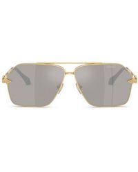 Versace - 63Mm Pilot Sunglasses - Lyst