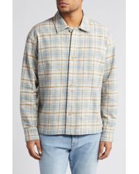 FRAME - Relaxed Plaid Button-up Shirt - Lyst