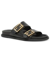 Fendi - Feel Leather Sandal - Lyst