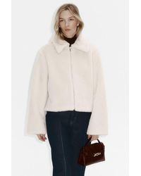 H&M - Pile Jacket - Lyst