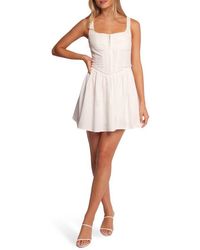 Petal & Pup - Gale Sleeveless Fit & Flare Minidress - Lyst