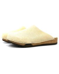 KUNSTEN - Ella Suede Clogs - Lyst