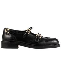 Sandro - Multi-Buckle Mary Jane Loafers - Lyst