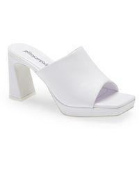 Jeffrey Campbell Caviar Platform Slide Sandal in Black | Lyst