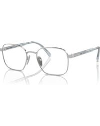 Prada - 53Mm Rectangle Optical Glasses - Lyst