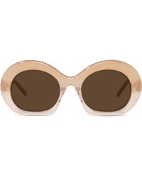 Loewe - Curvy 55mm Gradient Round Sunglasses - Lyst